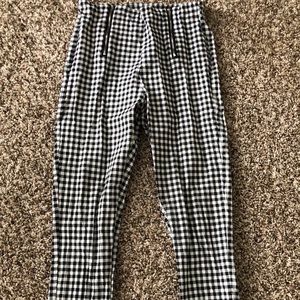 Gingham Pants